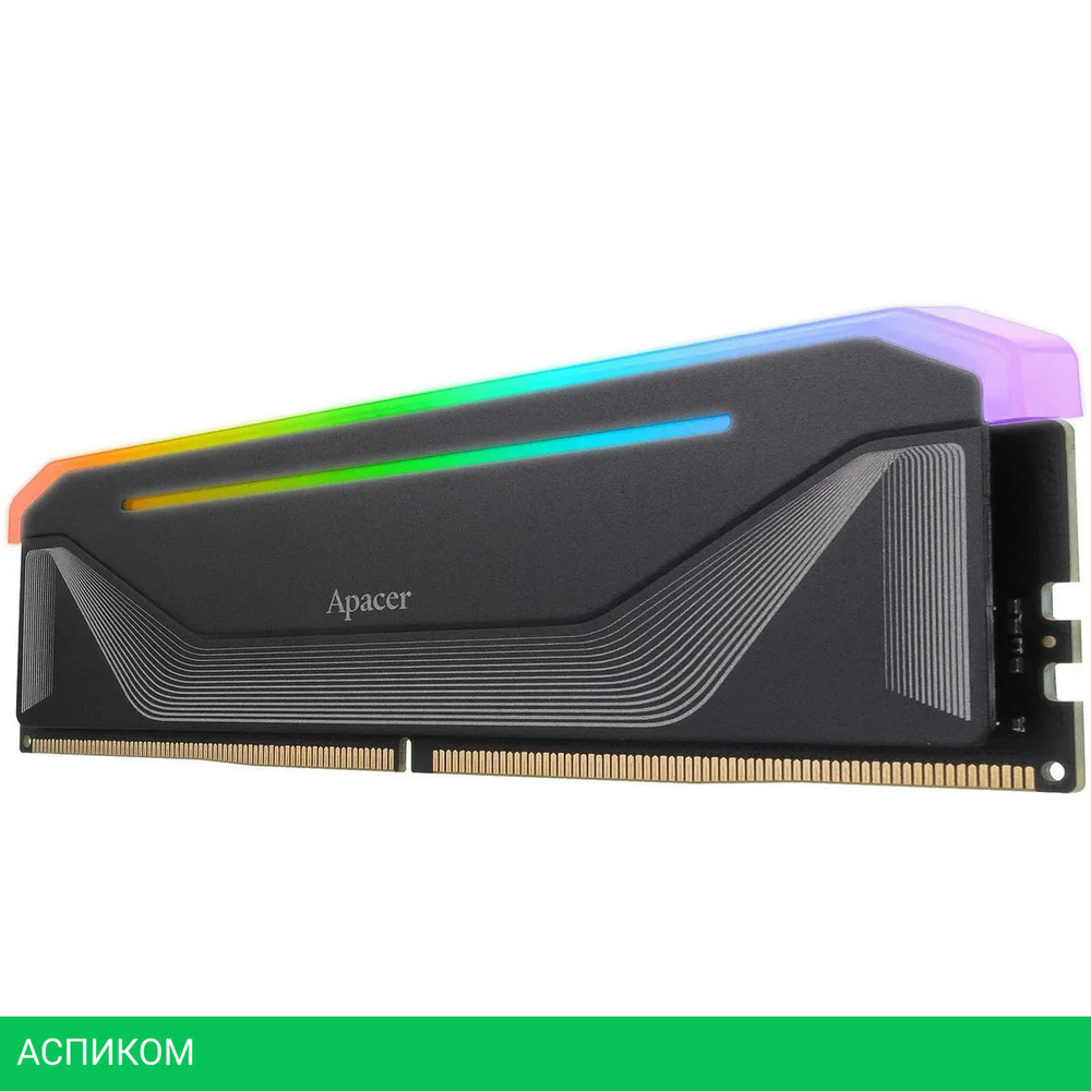 Оперативная память Apacer NOX RGB 16GB DDR5 DIMM PC5-44800 (AH5U16G56C522NBAA-1)