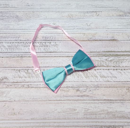 Галстук бабочка классика, лайм глянец