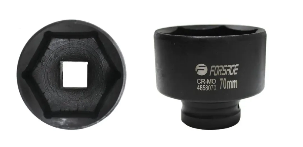 Головка ударная 1'', 70мм (6гр.) Forsage F-4858070