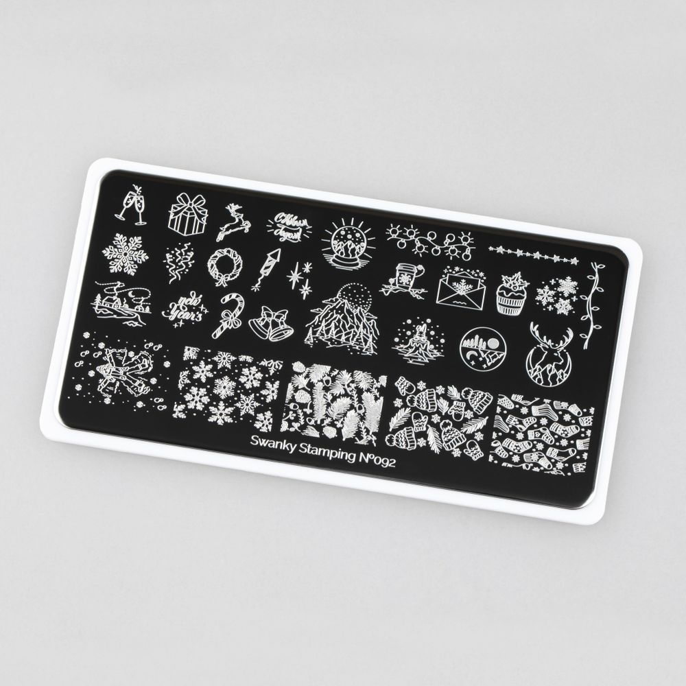 Swanky Stamping Пластина для стемпинга 092