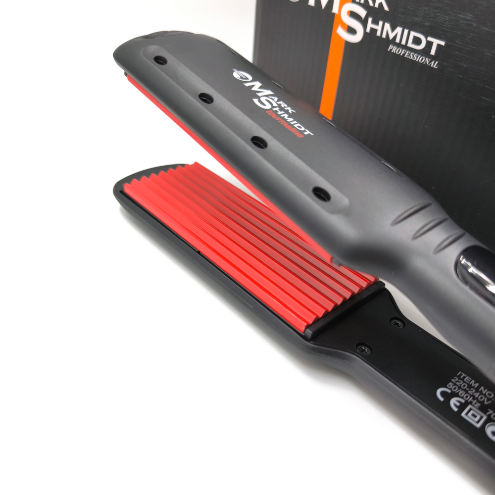 Щипцы-гофре MARK SHMIDT MS 207 Ripple 40 мм керамико-турмалиновые 150-230ºC