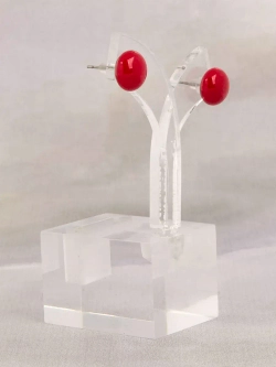 Серьги бижутерия из муранского стекла