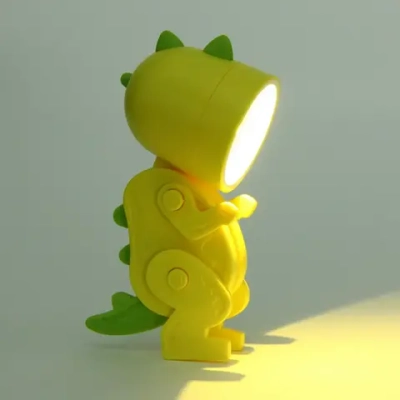 Настольная лампа «Sweet - Динозаврик» LED 5,1*3,6*9,8 см, батарейки AG3 0.2W, Желтый