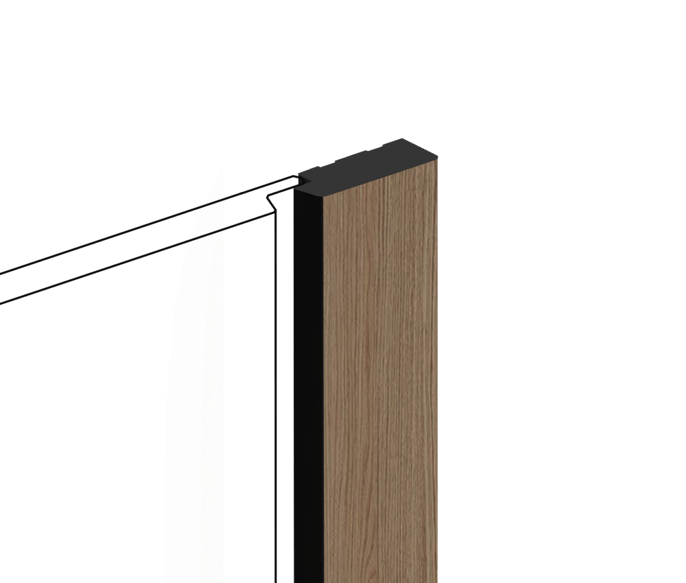 Финишный молдинг декорированный HiWood, 270x3,1 см