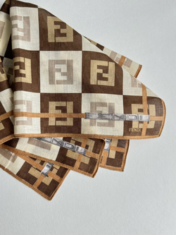 Платок в клетку Fendi