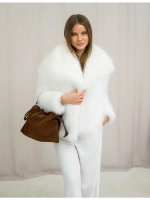 Сумка мешок через плечо средняя натуральная замша