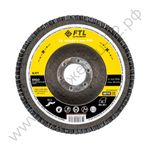Круг лепестковый для шлифования по нержавеющей стали FTL Ergo цирконий 29 125 х 22,2 мм P60