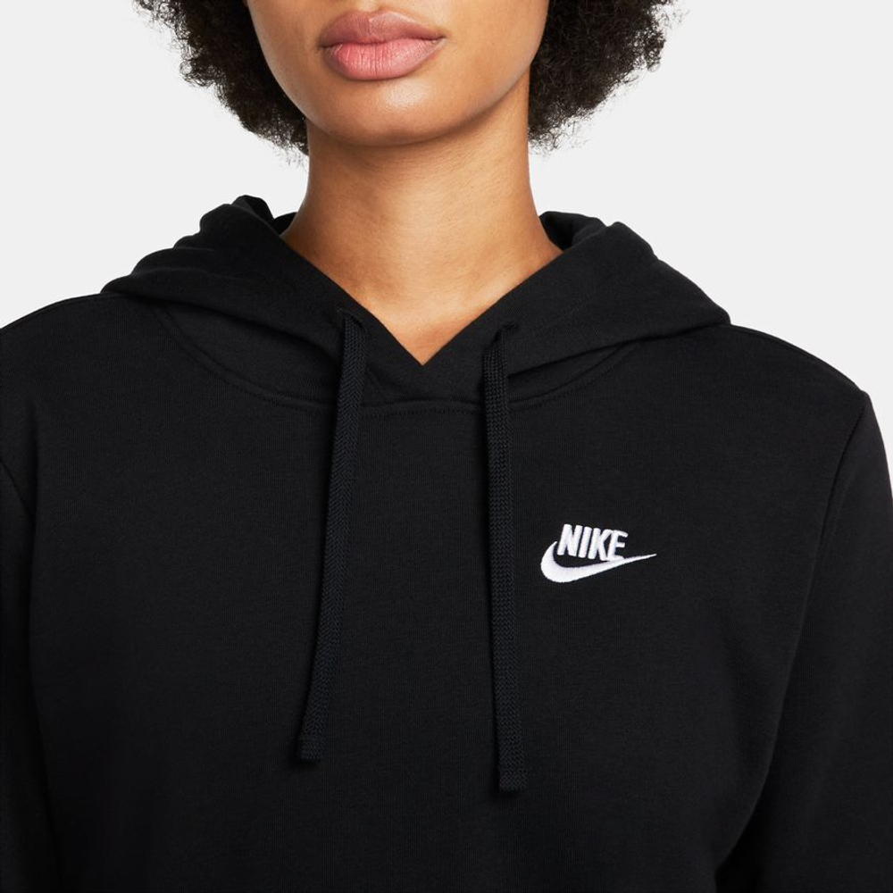 Женская Кофта теннисная Nike Sportswear Club Fleece Pullover Hoodie - черный