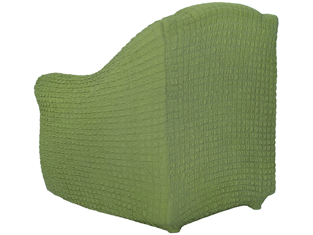 Чехол на кресло без оборки Модерн, цвет Зеленый Светлый