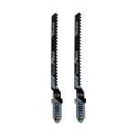 Пилка для электролобзика по оргстеклу T119BO 76 мм 12 зубьев на дюйм 4-20 мм фигурный рез (2 шт./уп.