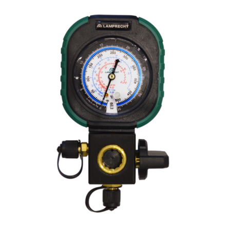 LT-1MGL-03 Маном. коллектор (1-вент, R22/R32/R134/R410, F1/4, без шлангов) LAMPRECHT