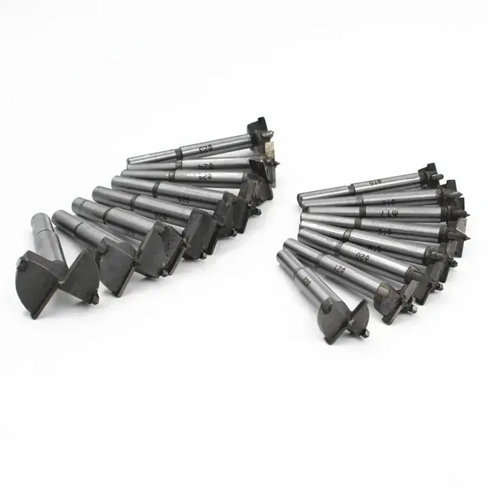 Набор свёрл Форстнера с карбидными вставками (15-35 мм, 16 предметов)