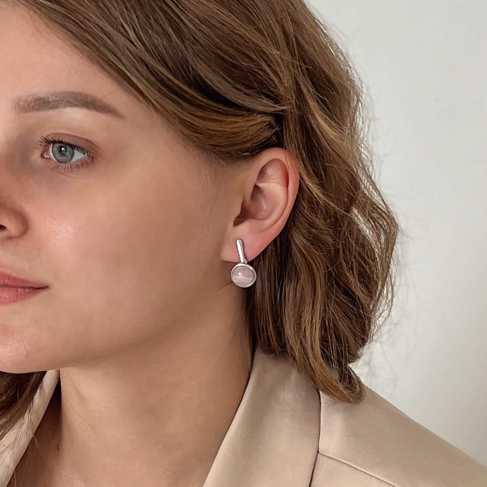 Серьги Possebon Q.Rose A0655.7 S