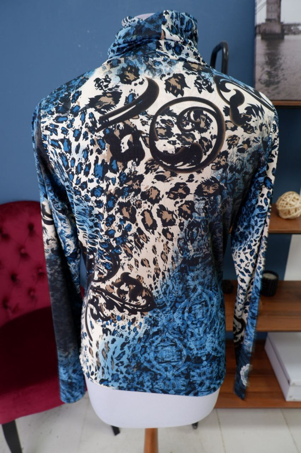 Водолазка Wool Street с принтом 44 размер, новая