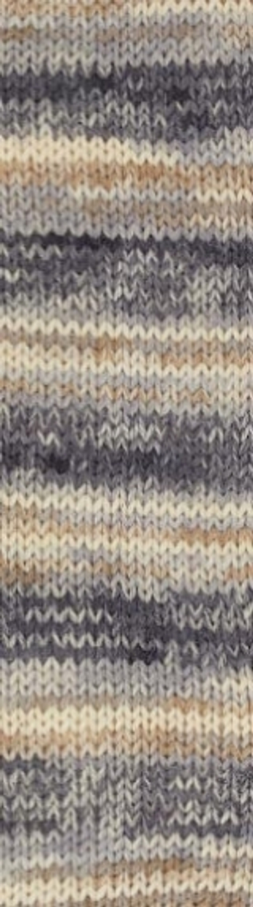 ALIZE "SUPERWASH ARTISAN", 75% SW Шерсть - 25% Полиамид, 100 гр, 420 м, Серый/бежевый