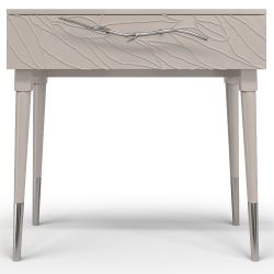 Консоль Арт Колор leaves Стайл Сильвер Серый Агат