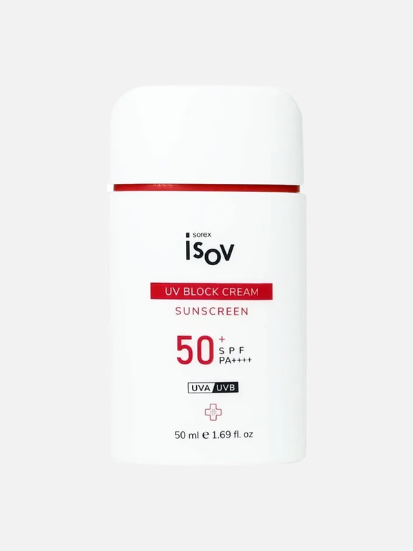 Солнцезащитный крем UV Block SPF 50+, ISOV Sorex, 50 мл