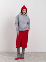 Толстовка женская с капюшоном "Вasic" меланж