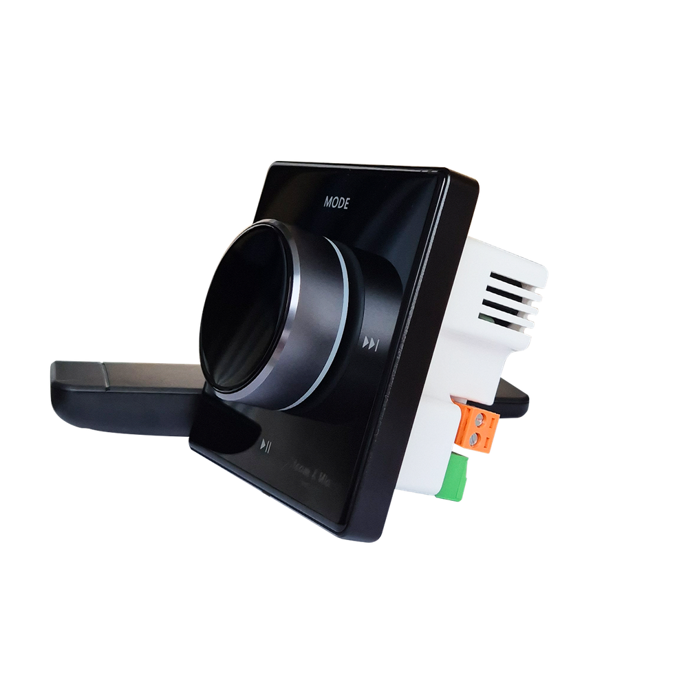 Сенсорная панель управления Steamwater NOISE black (Черный c дисплеем, в комплекте с ПДУ, управление на 4 акустических динамика)