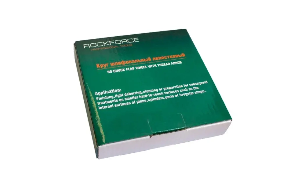 Круг лепестковый зачистной 115х20мм M14 (Grit 240) RockForce##Rock FORCE RF-FD1240F