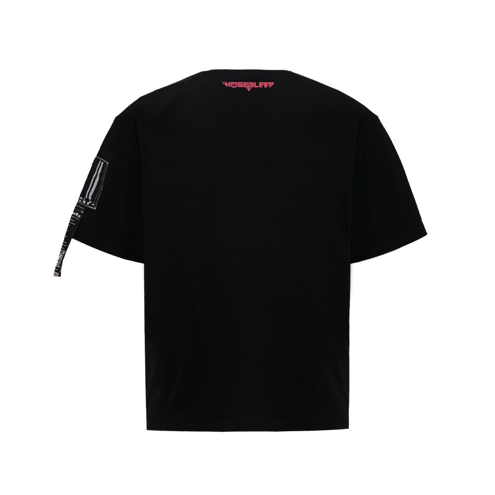 Футболка Heartz Doppelganger of Doppelganger Kimono черная