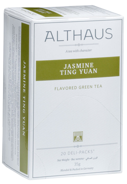 Althaus Jasminе Ting Yuan Deli Pack чай ароматизированный в пакетиках, 20 шт
