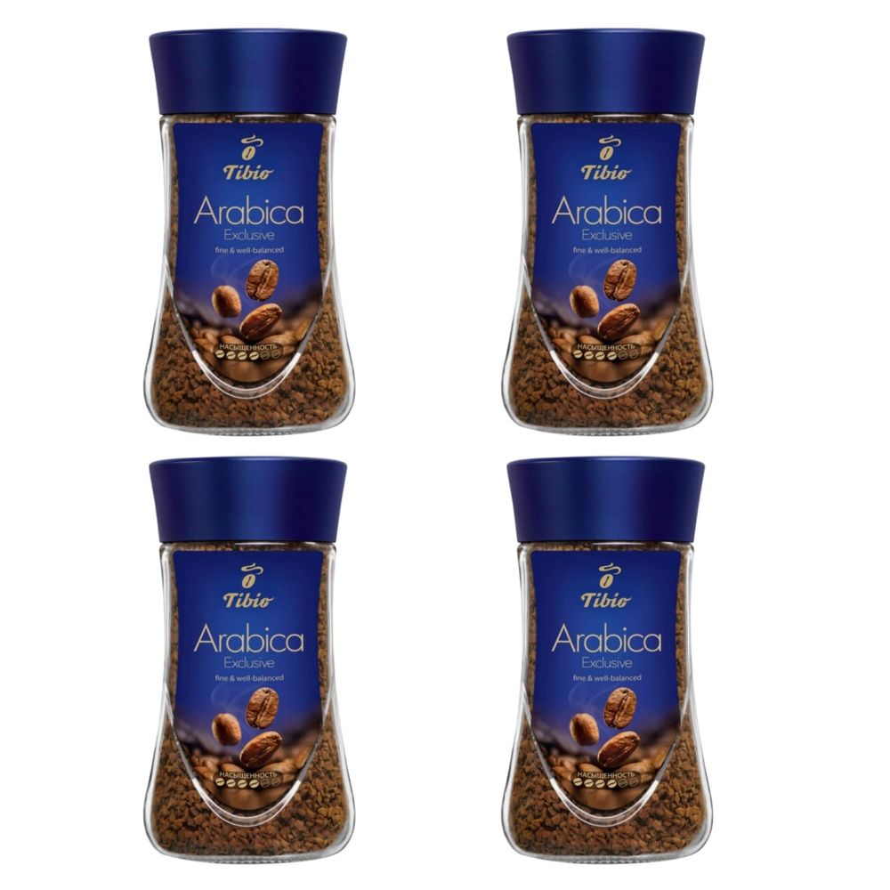 Кофе растворимый Tibio Exclusive Arabica 95 г x 4 шт