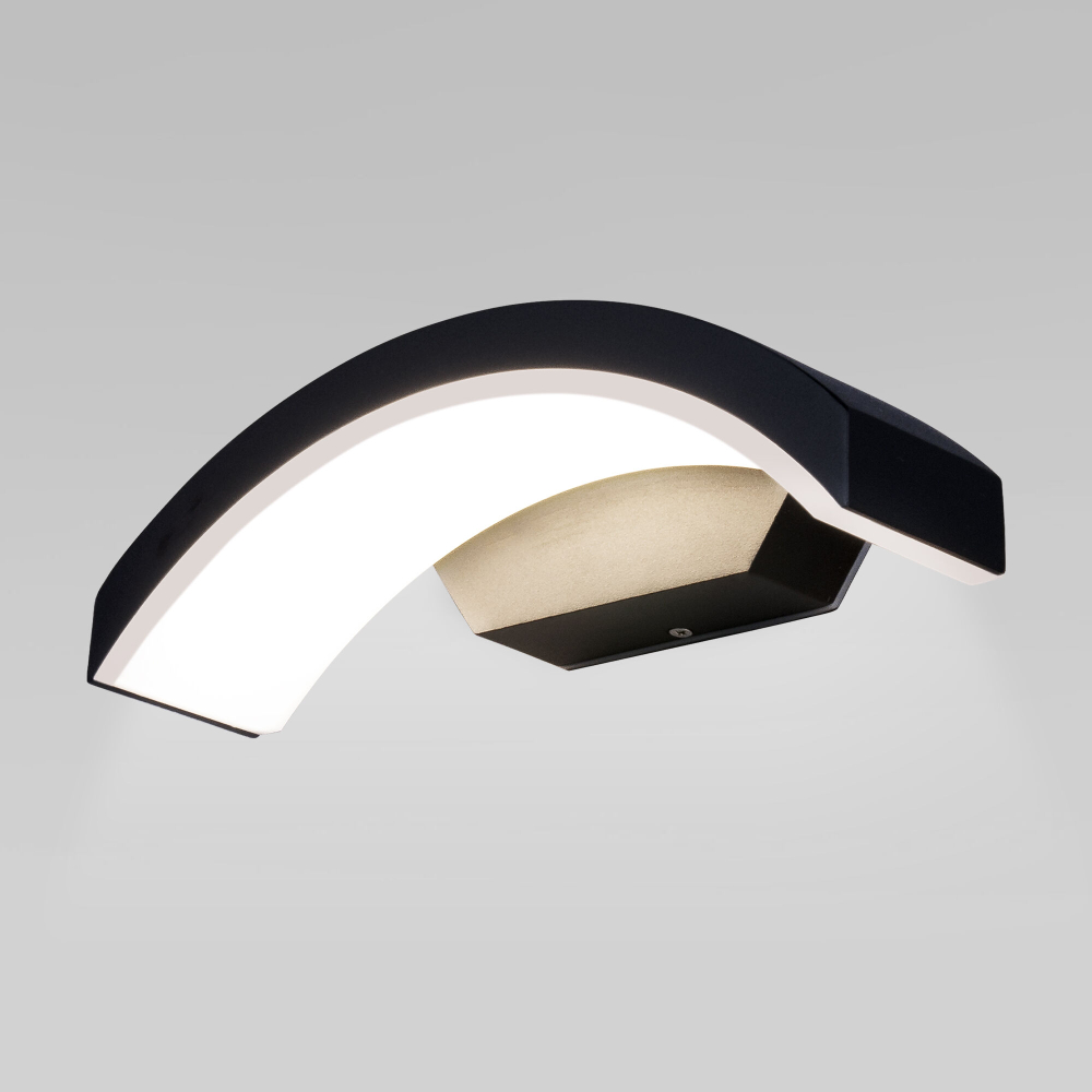 Пылевлагозащи<wbr>щенный настенный светодиодный светильник Asteria D IP54 1671 Techno LED черный