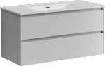 Тумба с раковиной Sancos Cento CN100W белый глянец