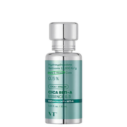 Интенсивная бустер-эссенция с ретинолом и центеллой VT Cosmetics Cica Reti-A Essence 0.5, 30мл