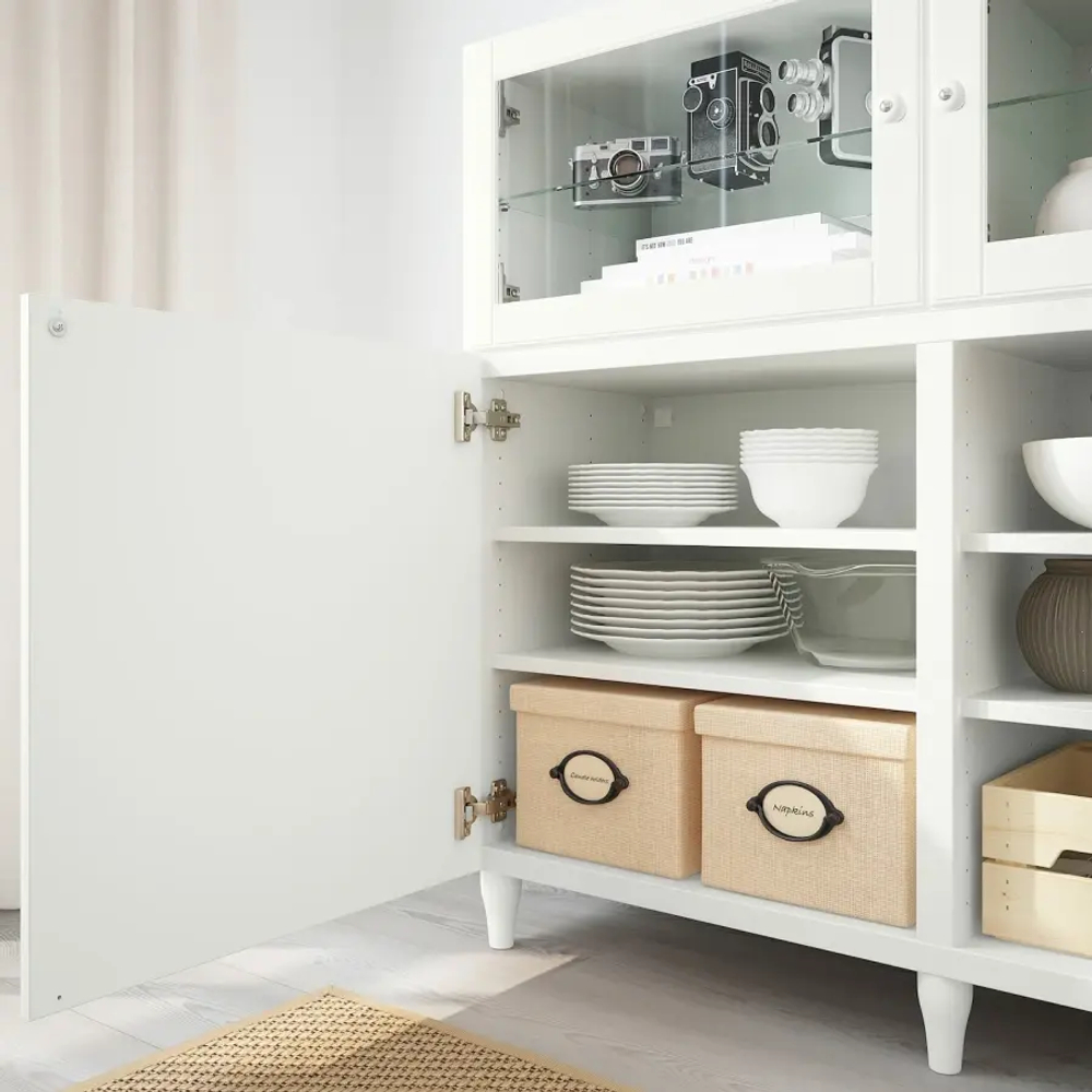 Комбинация для хранения - IKEA BESTÅ/BESTА/БЕСТА/БЕСТО ИКЕA, 180x42x112 см, белый