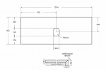 Столешница BelBagno KEP-120-MNO-W0 черный матовый мрамор