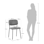 Стул Bradex Home Carol латте