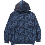 A Bathing Ape Bathing Ape Leopard Pattern Худи синий