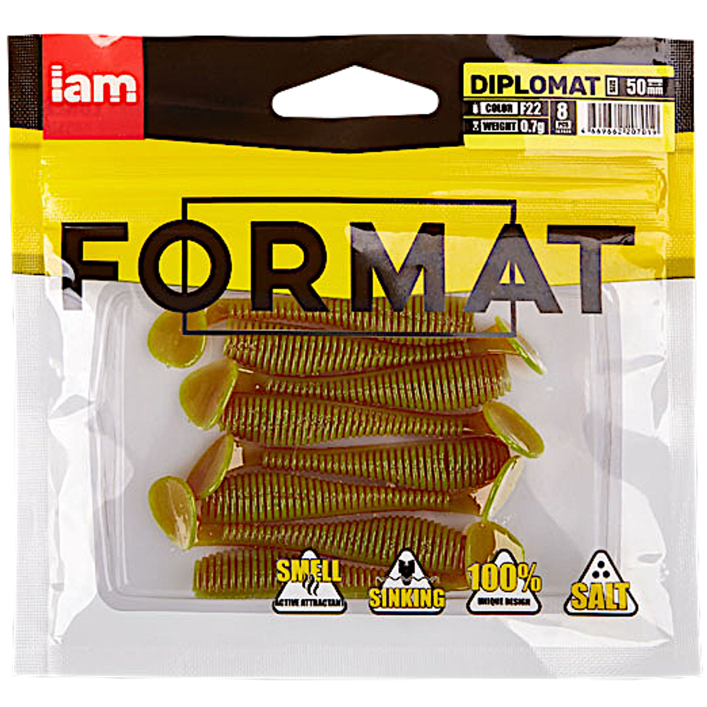Мягкая приманка IAM Format Diplomat 100мм 6.0г -