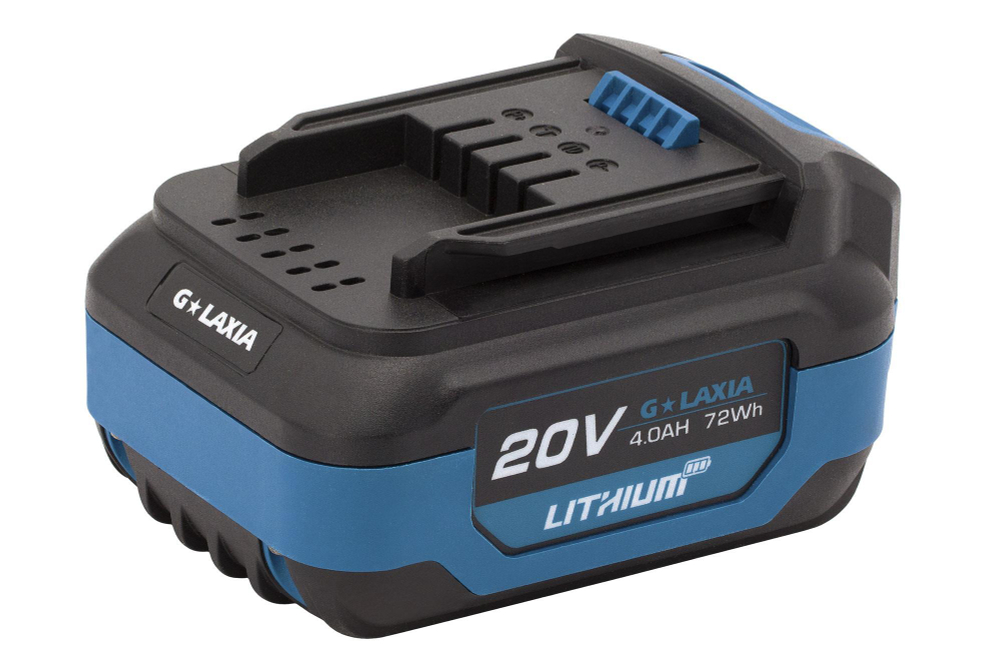 Дрель-шуруповерт GALAXIA 4 Ah Li-Ion, 100 H*m, 20V, серия Professional, 2аккумулятора, зарядное устр