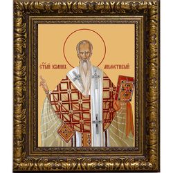 Иоанн Милостивый Святитель. Икона на холсте.