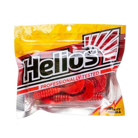Твистер Credo 2,35&#39;/6,0 см Pepper Red 7шт. (HS-10-030) Helios