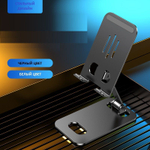 Металлическое основание/Подставка для телефона, Держатель для телефона, смартфона, не вращающийся, цвет черный
