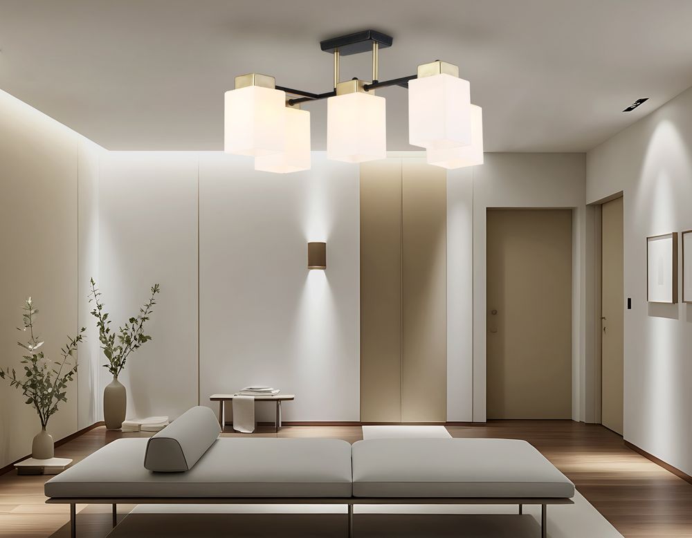 Ambrella Люстра на штанге со стеклянными плафонами Loft TR303048