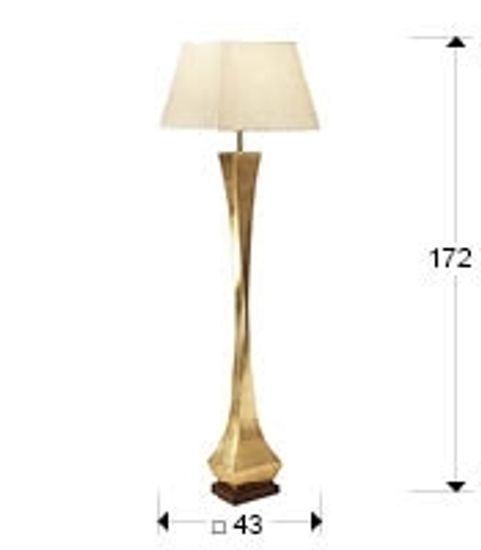 Торшер Deco золотой