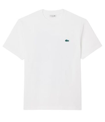 Мужская теннисная футболка Lacoste Printed Jersey - white