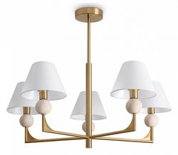 Люстра на штанге Freya Riley FR2043CL-05BS