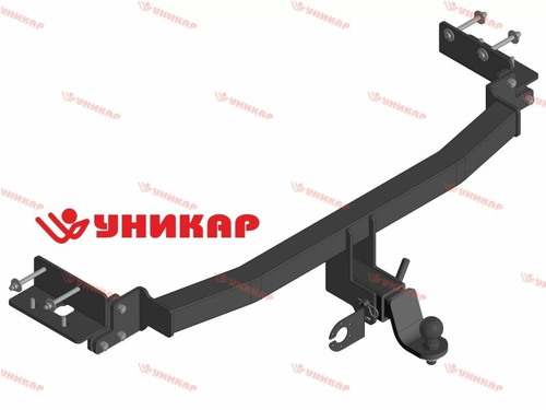 Фаркоп Hyundai Santa Fe с 2005-2012 г. Kia Sorento с 2009-2012 г. (без электрики) дорест под квадратное дышло (Уникар)