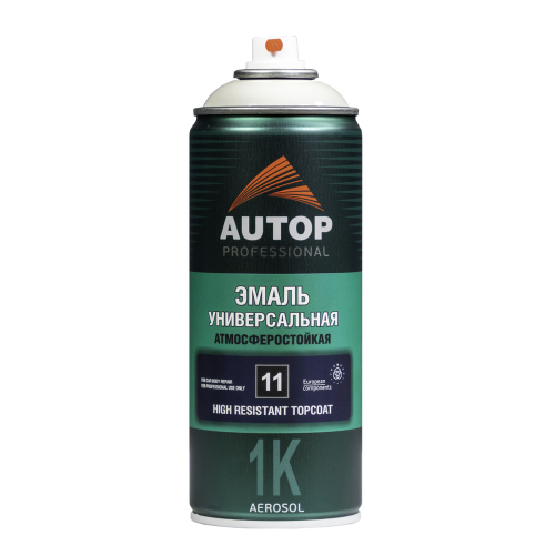 AUTOP Эмаль алкидная универсальная высокоукрывистая №11 белая глянцевая 650 мл