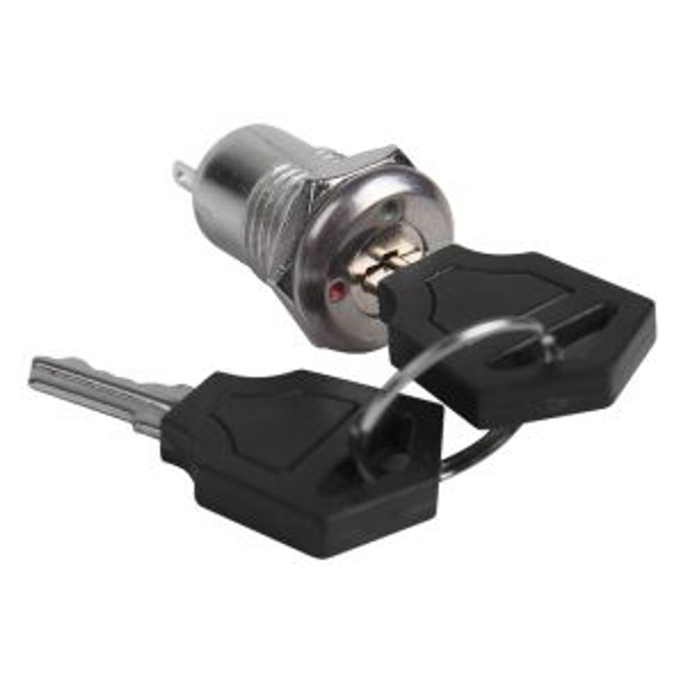 Выключатель ключ ø12 250В 0.5А (2с) вкл-выкл (K12-01) REXANT