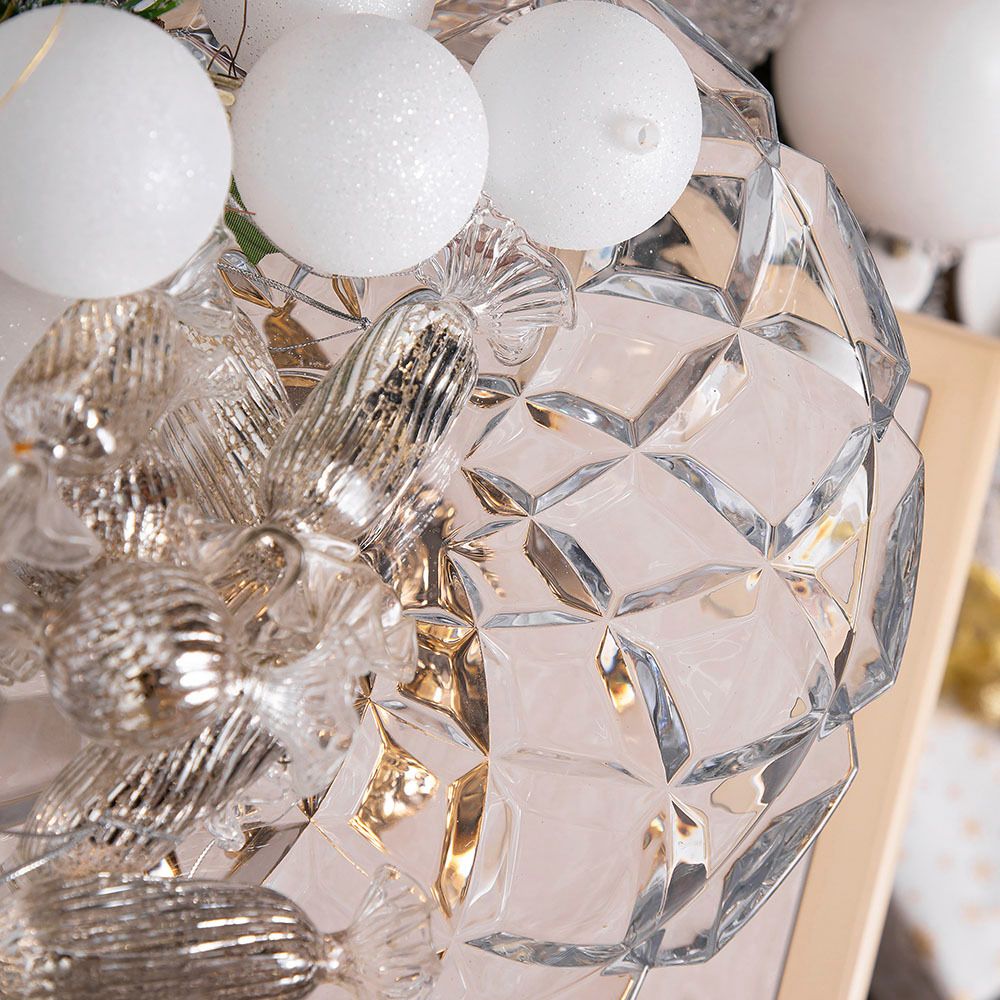 Фруктовница Мелодия любви Бронза с чашей из стекла