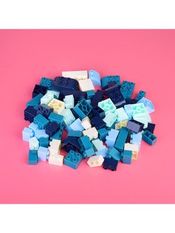 Конструктор блочный в чемодане для малышей 93 деталей (8619-2)