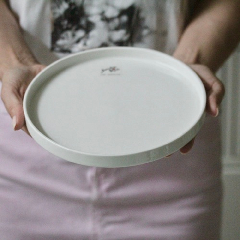 Ваза плоская тарелка Sandra Rich