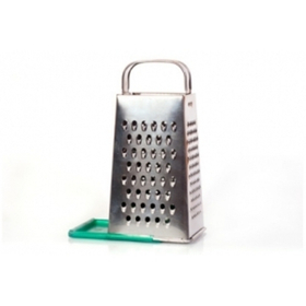 Терка 4-х гранная 21 см. белая жесть с дном (55087)